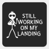 まだ着陸時の壊れた腕キャストで作業している スクエアシール (正面)