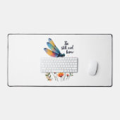 まだ知っているフローラドラゴンフライキリスト教の夏 デスクマット (キーボード&マウス)