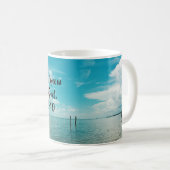 まだ知っている湖と聖なる書物、 経典マグ コーヒーマグカップ (正面右)