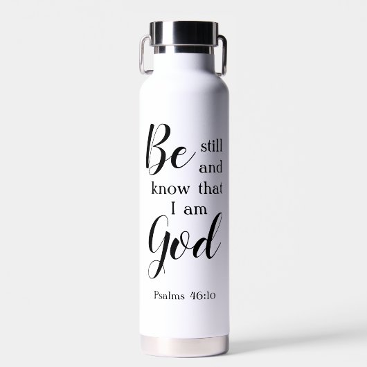 まだ知っている | 信仰パーソナライズされたの贈り物の名前 ウォーターボトル (正面)