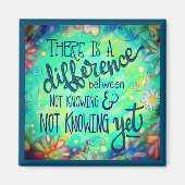 まだ知らないフローラブルーインスピレーション磁石 マグネット (正面)