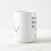 まだ神に任せておく コーヒーマグカップ (中央)