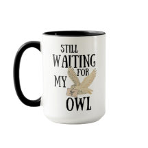 まだ私のフクロウおもしろい魔法の学校手紙を待っている