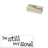 まだ私の心である ラバースタンプ (押印)