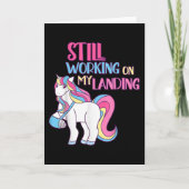 まだ私の着陸傷害の壊れた腕かわいい カード (正面)