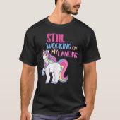 まだ私の着陸傷害の壊れた腕かわいい Tシャツ (正面)