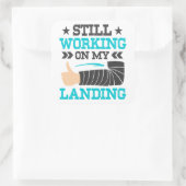 まだ私の着陸、腕の手術の生存者に取り組んでいる スクエアシール (バッグ)