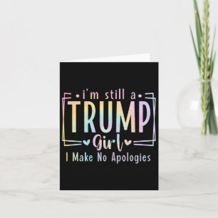 まだ私は謝罪しないトランプ女の子を作る20 カード