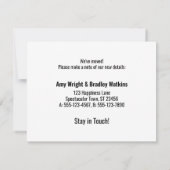 まだ箱の中から生きている、おもしろカードを判断しない ノートカード (裏面)