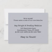 まだ箱の中から生きている、ブルーカードを判断しない ノートカード (裏面)