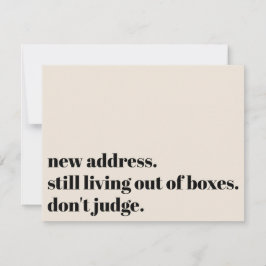 まだ箱の中で生きている、クリームカードを判断しない ノートカード