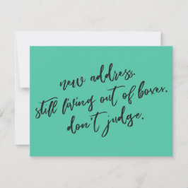 まだ箱の外で生きているグリーンカードを判断しない ノートカード