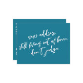 まだ箱の外で生きているモザイクカードを判断しない ノートカード (正面/裏面インサイチュ)