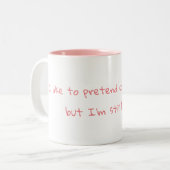 まだ精神分析のコーヒー・マグ ツートーンマグカップ (正面左)