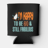 まだ素晴らしい60番目の誕生日ペンギン 缶クーラー (正面)