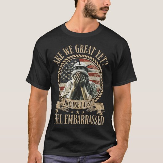 まだ素晴らしアンチに乗っ感じたか Tシャツ (正面)