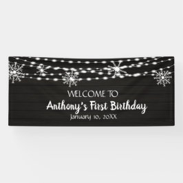 まだ素朴夢想冬ワンダーランドファースト誕生日 横断幕