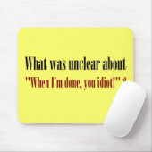 まだ終わってないバカ野郎 マウスパッド (マウス)