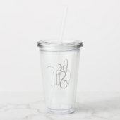 まだ絶縁されたタンブラーである アクリルタンブラー (裏面)