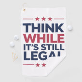 まだ考え法的な共和党の贈り物だが ゴルフタオル (インサイチュ)