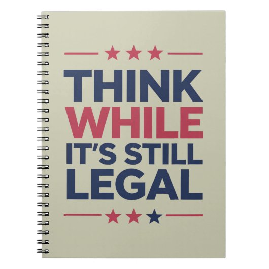 まだ考え法的な共和党の贈り物だが ノートブック (正面)