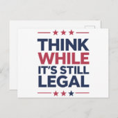 まだ考え法的な共和党の贈り物だが ポストカード (正面/裏面)