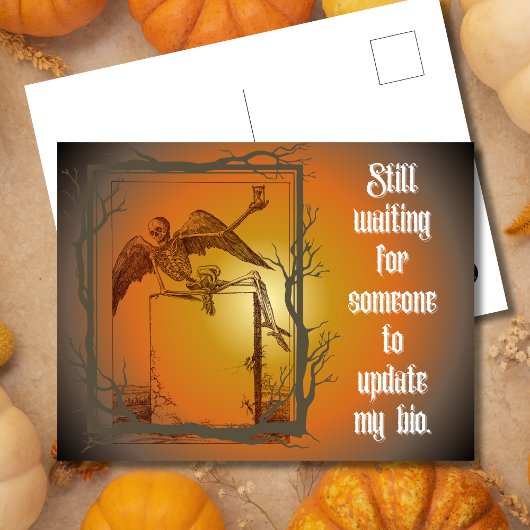 まだ自分の経歴を更新する人を待っている シーズンポストカード