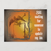まだ自分の経歴を更新する人を待っている シーズンポストカード (正面)