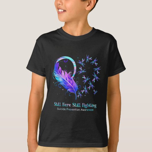 まだ自殺の予防を意識して戦っている Tシャツ (正面)