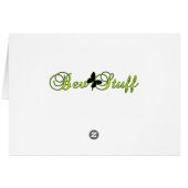 まだ虎のアゲハチョウ蝶5x7 (裏面横)