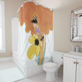 まだ蜂のシャワー・カーテン シャワーカーテン (インサイチュ)