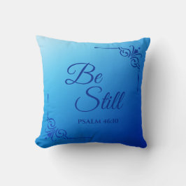 まだ詩篇46:10青 クッション