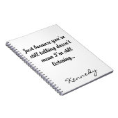 まだ話しているオフィス | Sassyユーモアかわいいジおもしろいョーク ノートブック (右側)