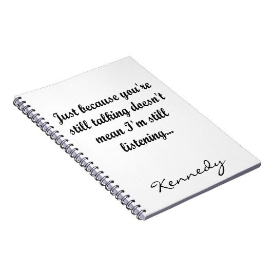 まだ話しているオフィス | Sassyユーモアかわいいジおもしろいョーク ノートブック (右側)