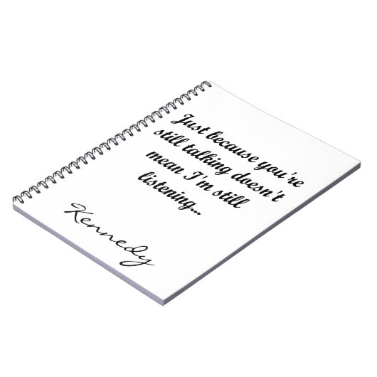 まだ話しているオフィス | Sassyユーモアかわいいジおもしろいョーク ノートブック (左側)