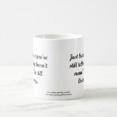 まだ話し聞てない |サッシーおもしろい引用文 モーフィングマグカップ (中央)