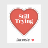 まだ諦めない心のステッカー - 共感できるステッカー シール (シート)