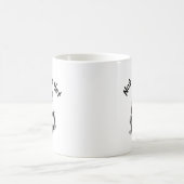 まだ起きてないコーヒー好き コーヒーマグカップ (中央)