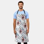 まだ退職した...静止考える神経シナプス エプロン (着用した状態)