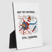 まだ退職した...静止考える神経シナプス フォトプラーク (側面)