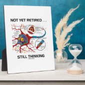 まだ退職した...静止考える神経シナプス フォトプラーク (側面)