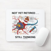 まだ退職した...静止考える神経シナプス マウスパッド (マウス)