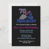 まだ遊土庭の70th誕生日パーティーで 招待状 (正面)