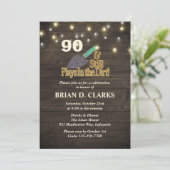 まだ遊土庭素朴作90誕生日 招待状 (スタンド正面)