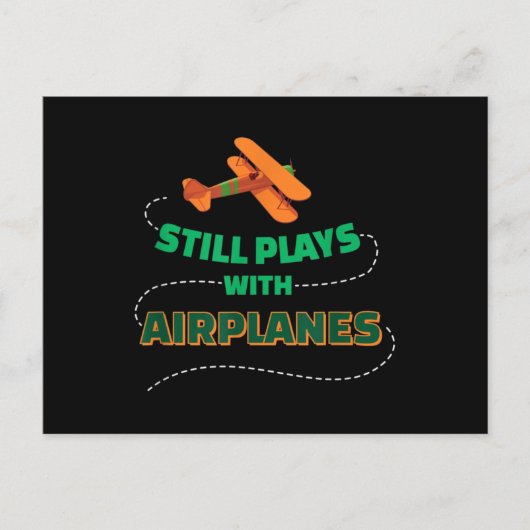 まだ遊空機を持つ ポストカード (正面)