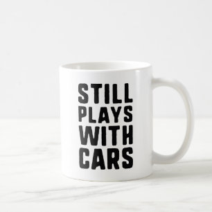 まだ遊車を持つ コーヒーマグカップ