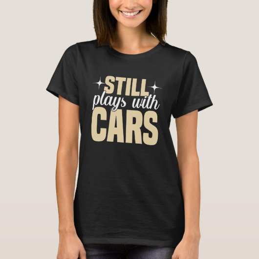 まだ遊車Racecar Turbo Wheel Auto Eng Tシャツ (正面)