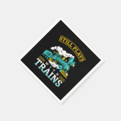 まだ遊鉄道模型がある スタンダードカクテルナプキン (角)