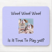 「まだ遊間があるか?」 マウスパッド (正面)