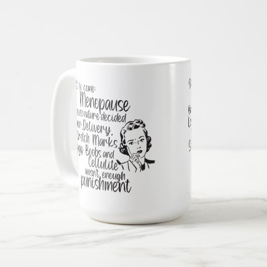 まだ閉経し来ている コーヒーマグカップ (正面左)